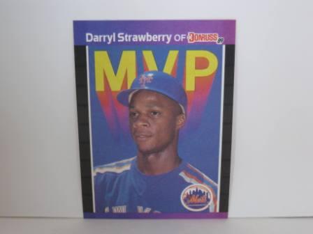 Darryl Strawberry MVP #BC-6 1989 Donruss Baseball Card